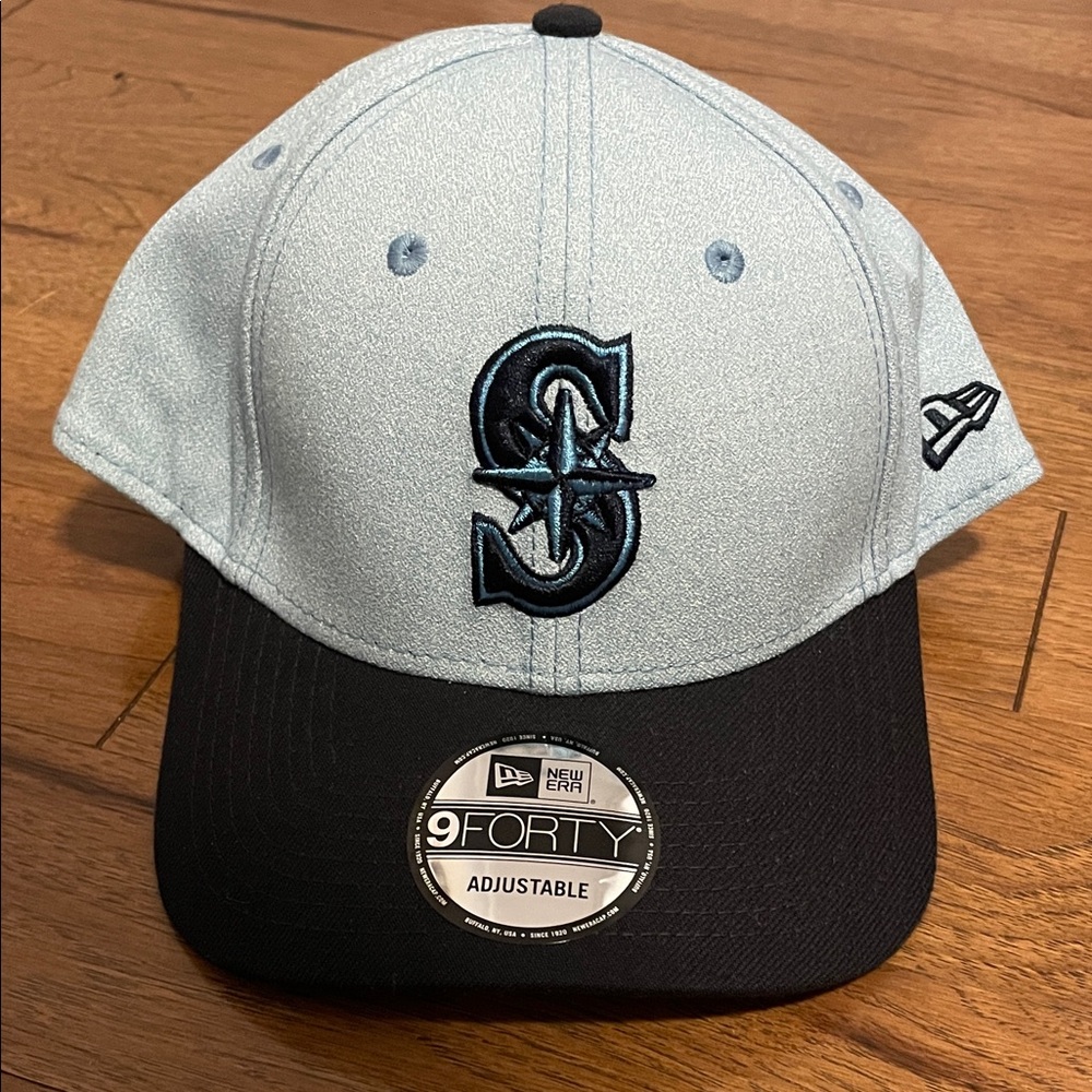 New Era Sky Blue and Black Baseball Cap